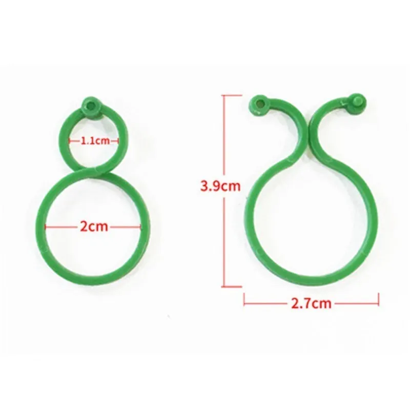 5/100Pcs Plastic Grafting Clip Garden Plant Holder Trellis Clips For Vine Vegetable New Tomato Growing Garden Plant Support