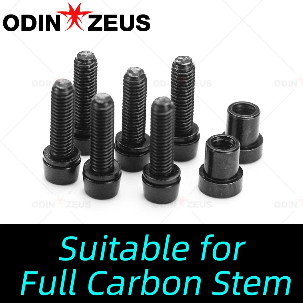 ODINZEUS One-piece mountain/road bike handlebars MTB bike stems bicycle parts high-strength alloy screws