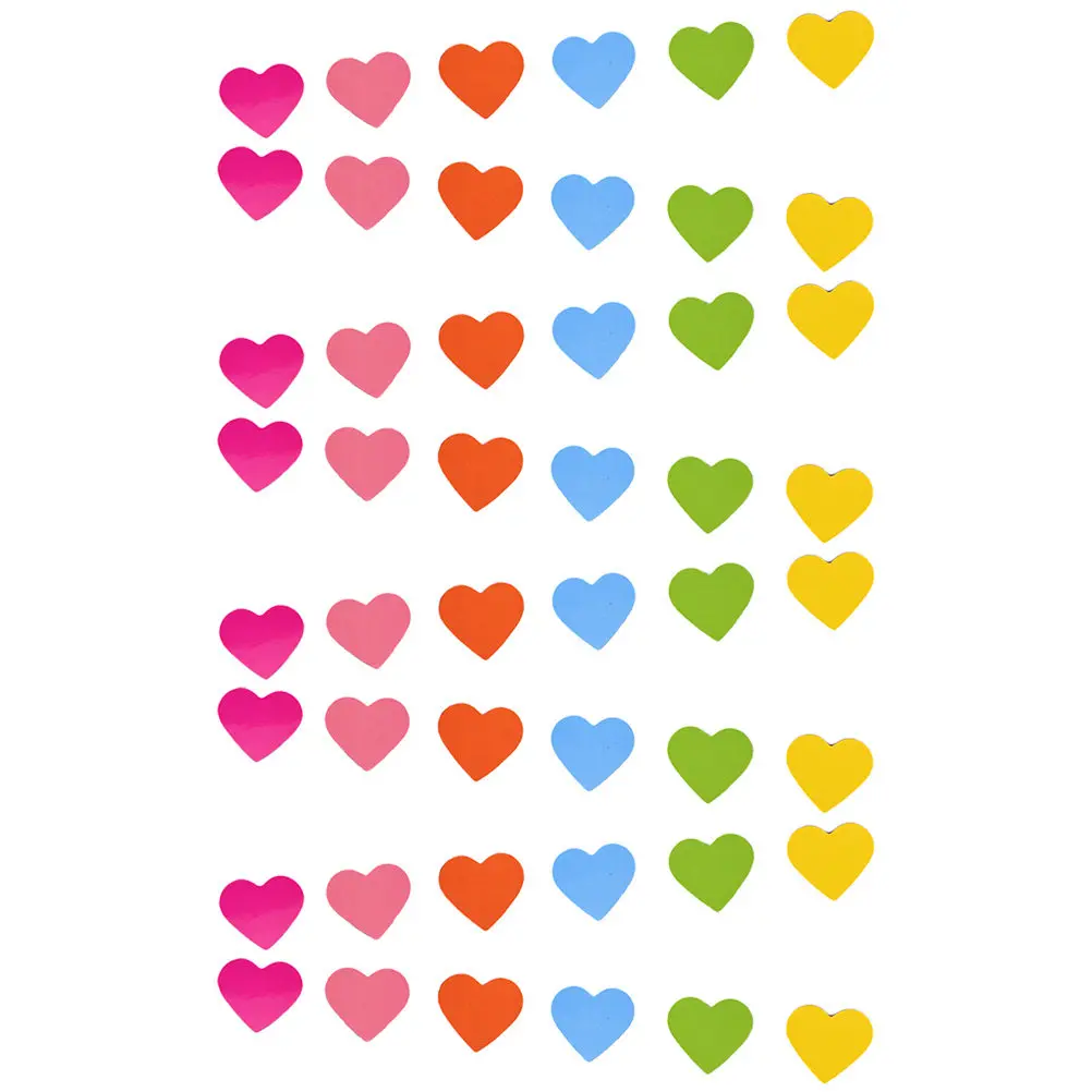 240Pcs Heart-Shaped Magnetic Stickers Decorative Fridge Magnets Creative DIY Fridge Decors for Kitchen Refrigerator Home