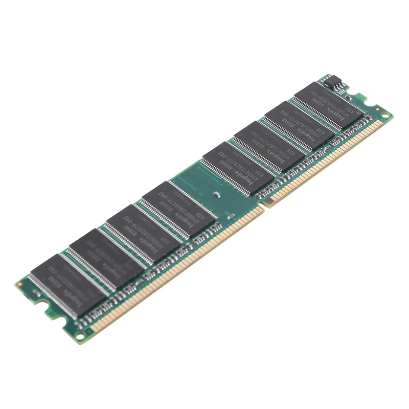 ECC 1GB PC Ram bellek DDR1 masaüstü PC3200 400Mhz 184 Pin ECC olmayan bilgisayar bellek modülü