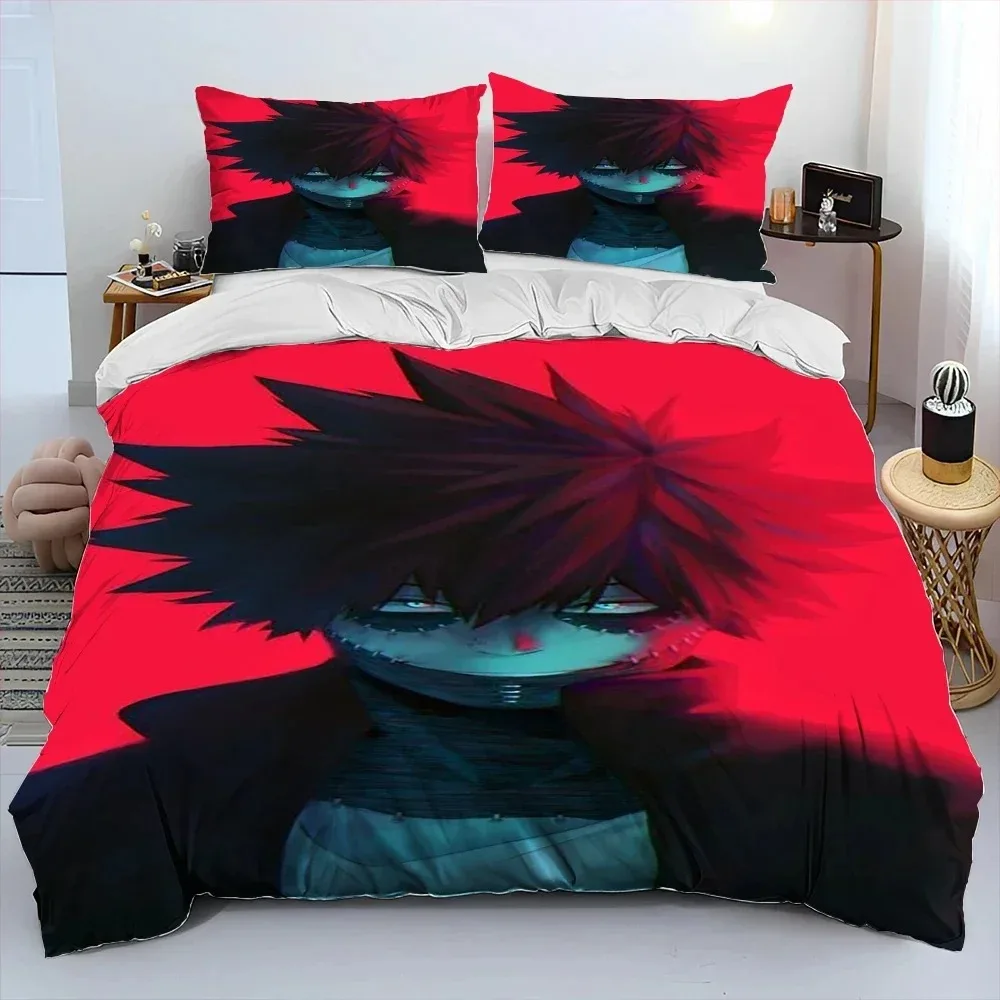 

Anime My Hero Academia Izuku Deku Bedding Set Boys Girls Twin Queen Size Duvet Cover Pillowcase Bed Kids Adult