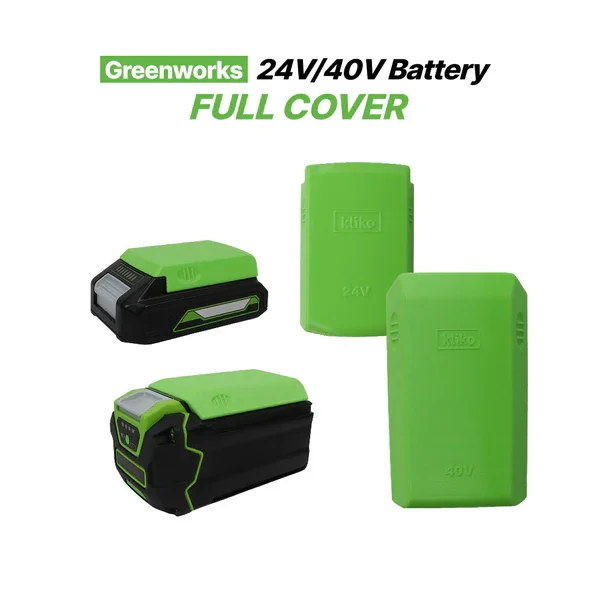 Battery Full Protective Terminal Cover Compatible with Greenworks 24V & 40V Lithium Battery, Dustproof Battery Contact Protector