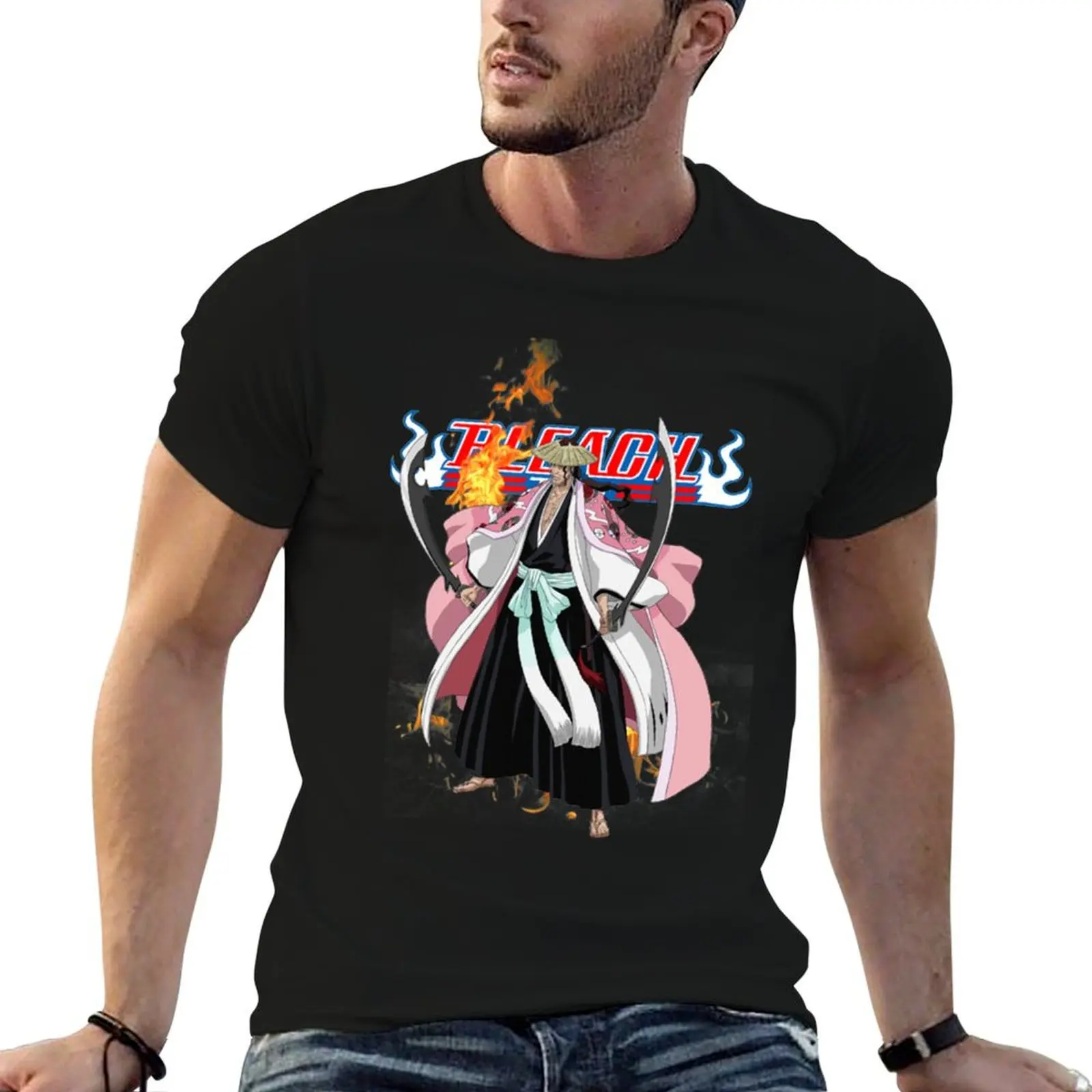 The Ulimate Power of Shunsui Kyoraku T-Shirt man tshirt t shirts for man slim fit T-Shirt