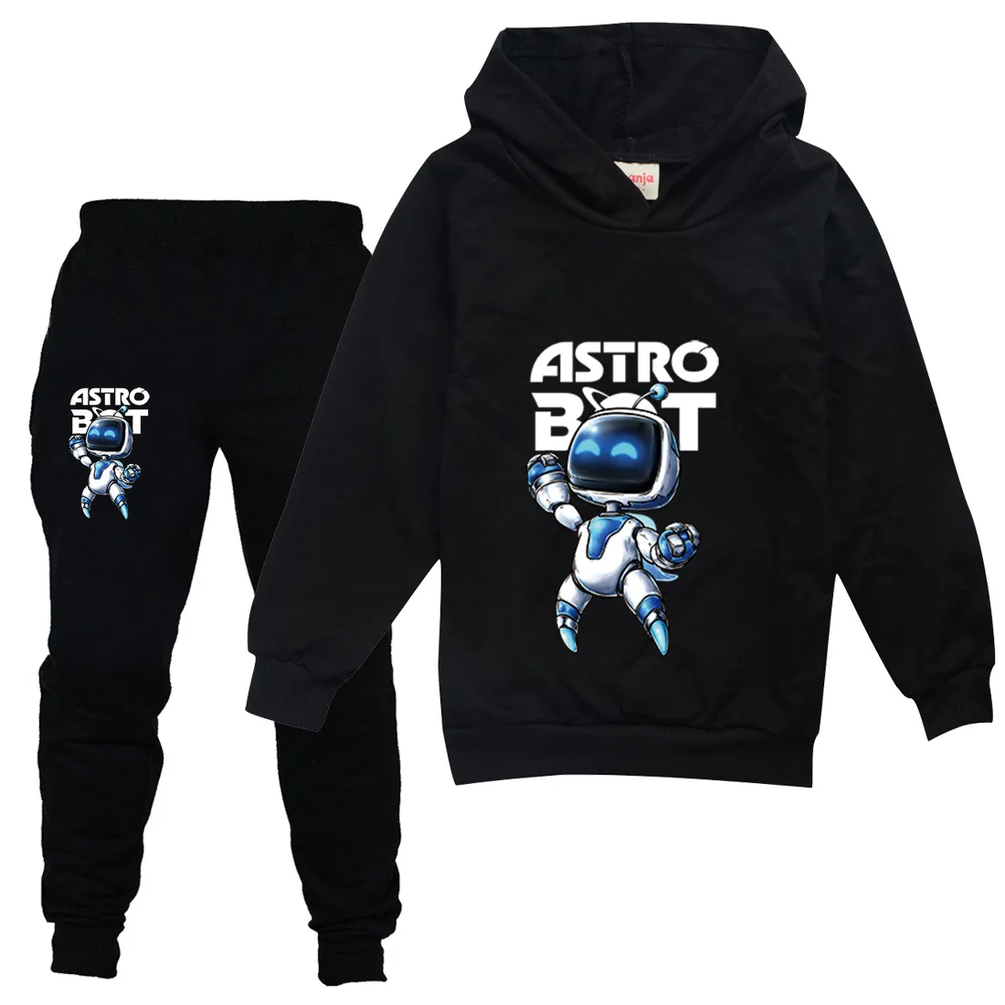 Game ASTRO BOT Boys Girl Clothing Sets Children Fashion Long Sleeves Hoodies+Pant Set Kids Clothing Fall Sports Suit Tracksuit