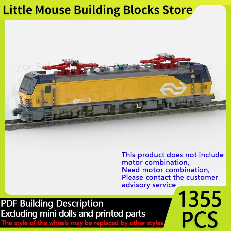 

Конструктор City Car Model MOC: Электровоз BR193, модульная технология, детский праздничный набор, подарки для сборки