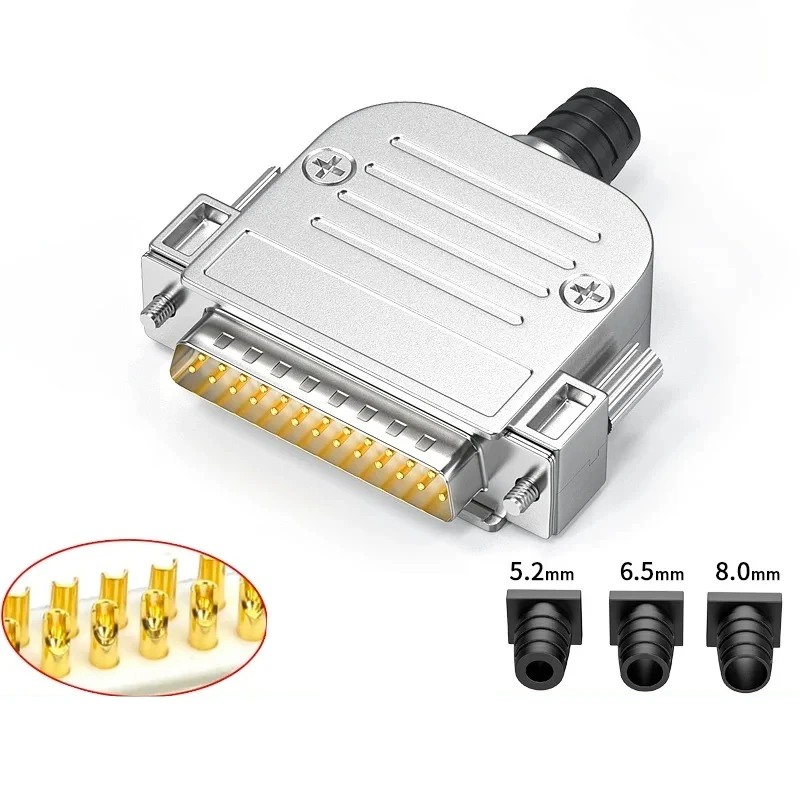 

Industrial DB25 Pin Connection Cable 25Pin Solid Pin Serinal Port Connector Drag Chain Wire 1-10 M Male to Female Extension Line