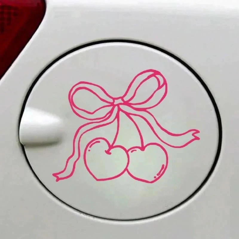 Minimalist Hand-Drawn Sweet Style Vehicle Rear Windshield Decor Sticker