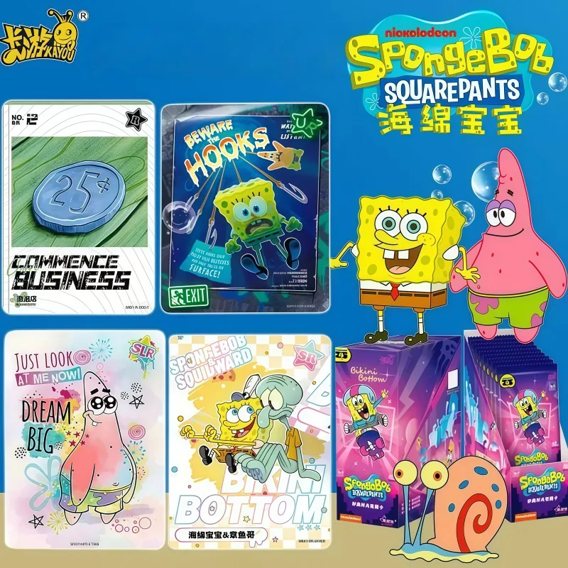 

KAYOU SquarePants Коллекция карт FE BP Пиратская карта Анимация Мультфильм Коллекция игр Карты Периферийные детские игрушки Праздничный подарок