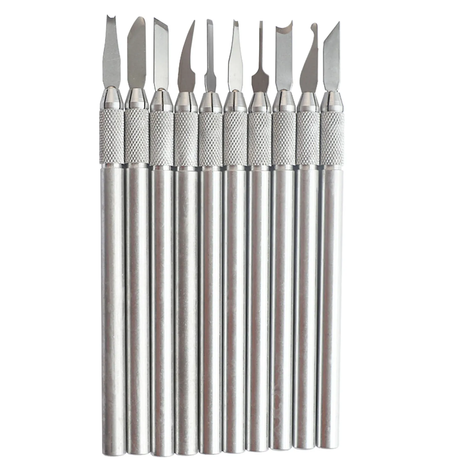 10Pcs Wachs Carving Messer Kit Wachs Carver Carving Messer Keramik Ton Sculpting Tool Set Stahl Modellierung Hand Werkzeug