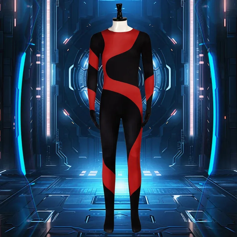 

AIAI 2025Evil Dr Eggman Косплей 3D печатный черный, красный костюм, комбинезон, униформа, карнавальный костюм на Хэллоуин для взрослых Ma