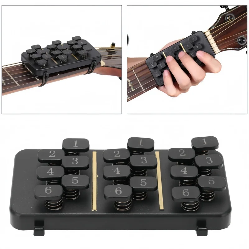 Guitar Trainer Guitar Practice Tool Beginner Guitar Teaching Aid Guitar Chord Learning Tool Guitar Chord Trainer One Click Aid