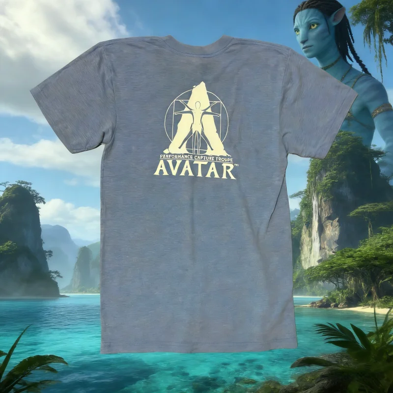 

Лето 2025 г., повседневная футболка из 100% чистого хлопка с принтом «Аватар», посвященная фильмом «Захопление трупа», для взрослых и детей
