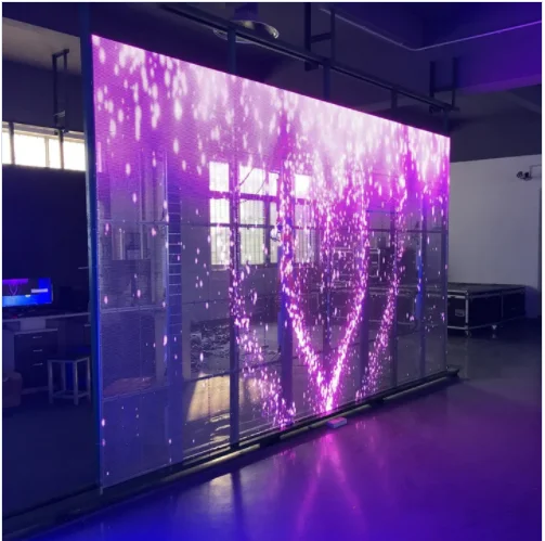 

Ultra Thin 90% High Transparent Hologram Led Screen Display Transparente Video Wall Panel for Glass Windows