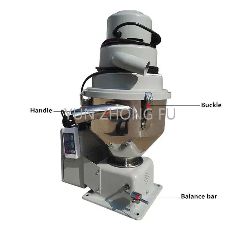 Hopper Loader Auto Feeder Automatic Plastic Particle Vacuum Feeding Machine 300KG/H 7.5L for Injection Molding Machine 220V