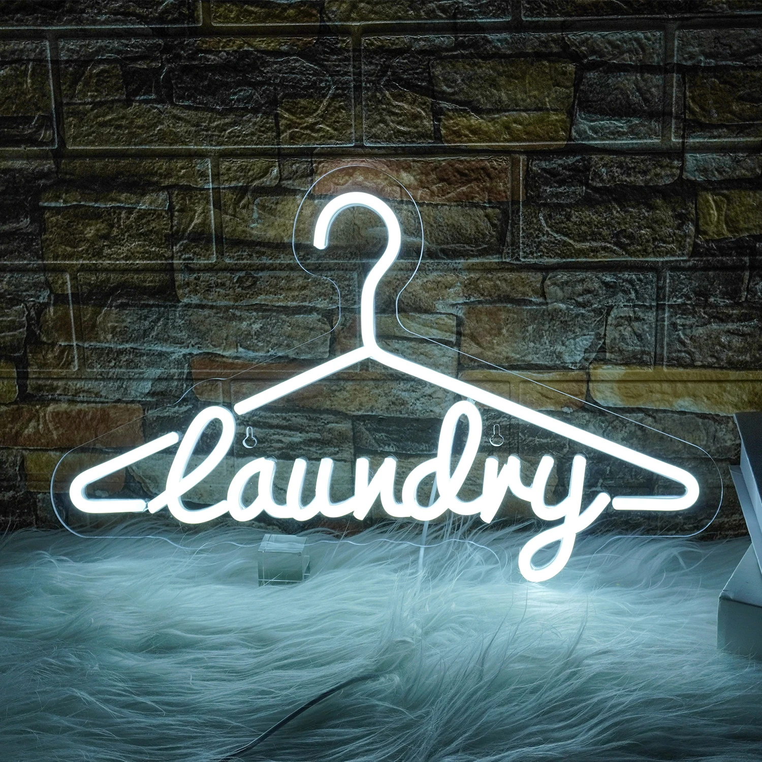 

Laundry Neon Sign LED Light Dimmable Neon Light Wall Decor For Washing Room Laundry Room USB Powered Shop Sign Lamp With Switch