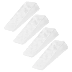Almohadillas para pies de gabinete de cuña, niveladores de patas de mesa, cuñas para muebles para nivelar el suelo, herramienta de inodoro, bloques de pies de Pvc, 4 Uds.