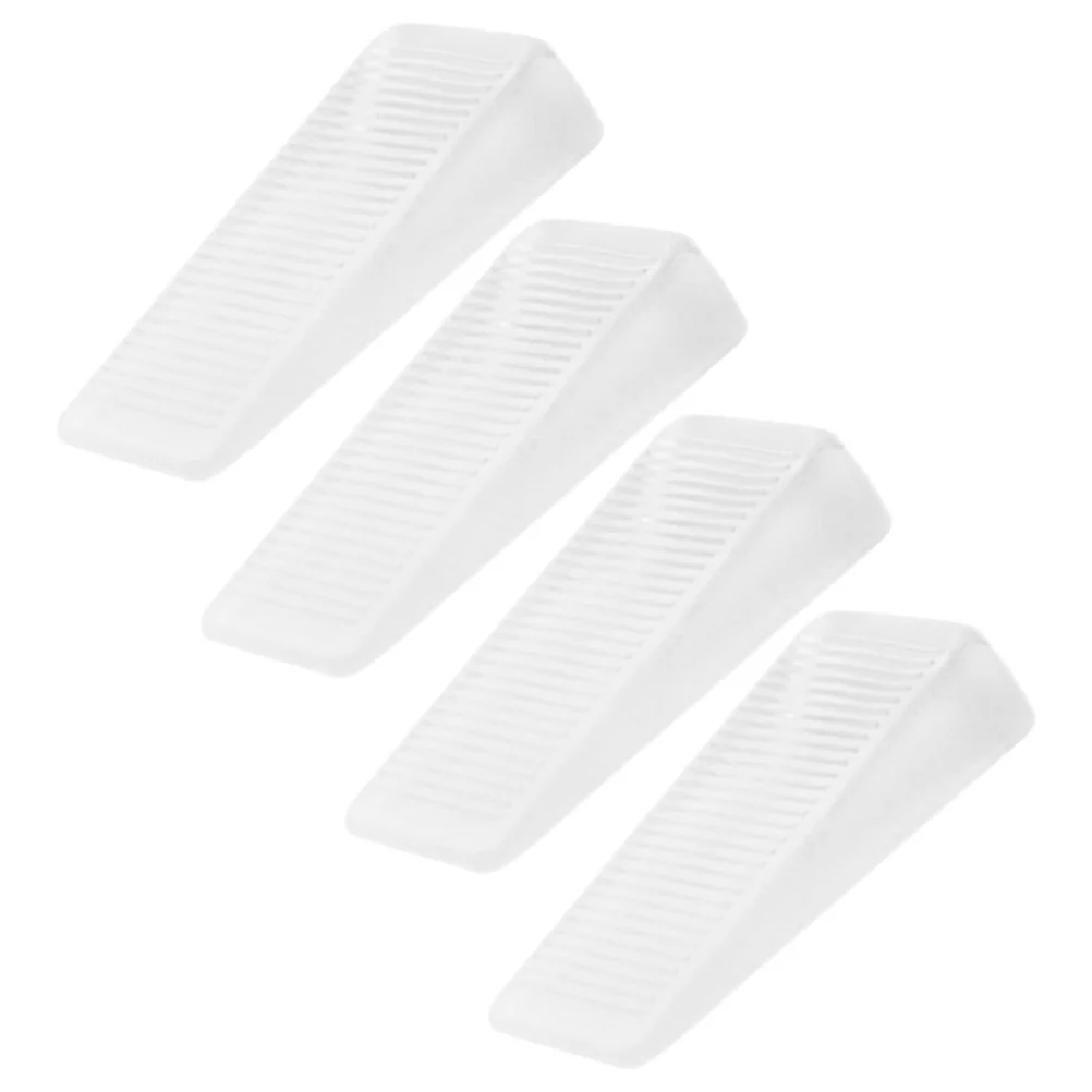 4 Pcs Wedge Cabinet Foot Pads Table Leg Levelers Furniture Shims for Leveling Floor Whelping Toilet Tool Pvc Feet Blocks