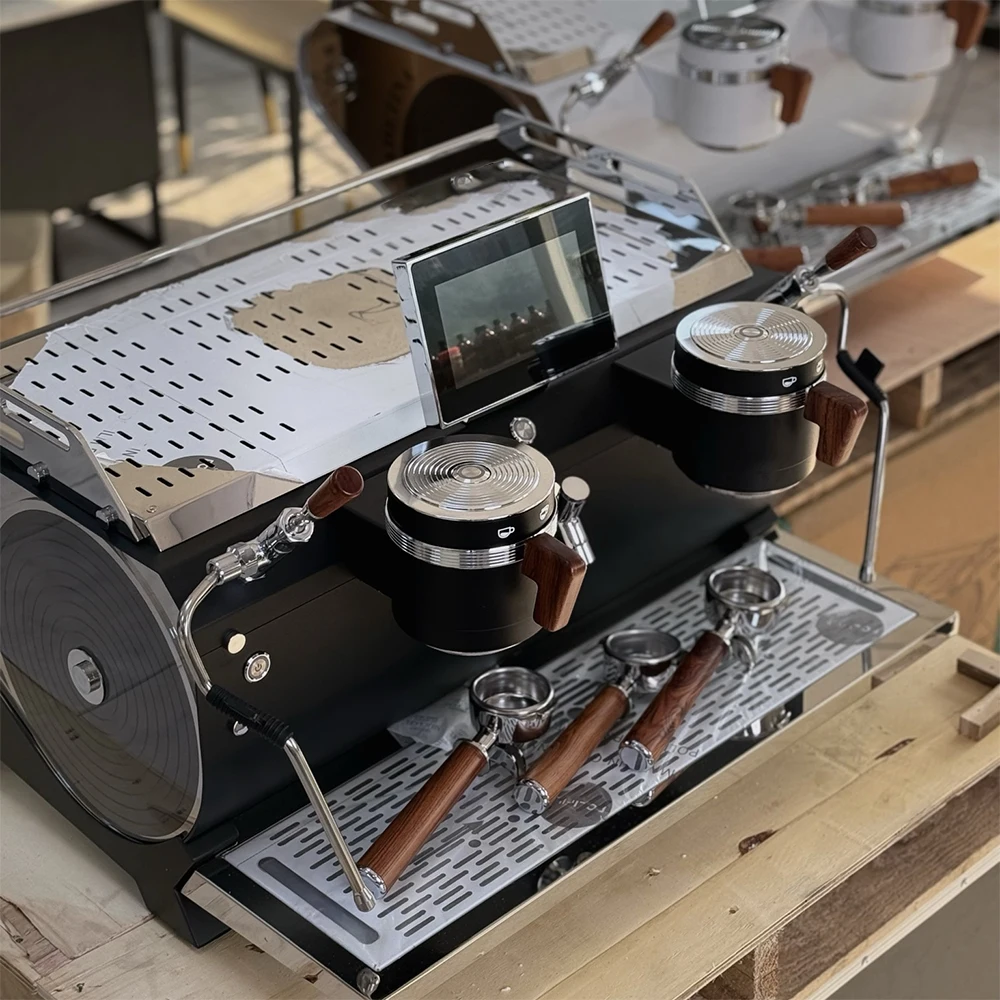 1/ 2 Group Stainless Steel Semi-Automatic Espresso Coffee Machine For Business Use Hot Water System Essential For Coffee
