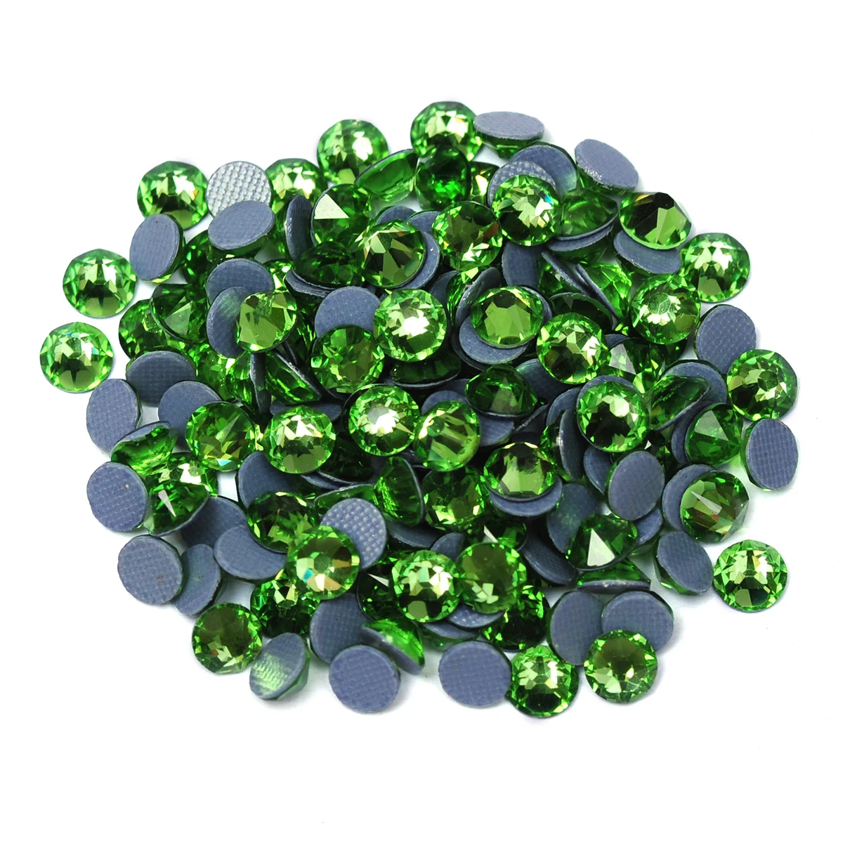 Kristallglas Xirius Peridot Hotfix Strasssteine für Kleidungsstücke, Kleider, Bekleidung, Strass-Dekorationen - Heißfix-Kristall – Detail 1