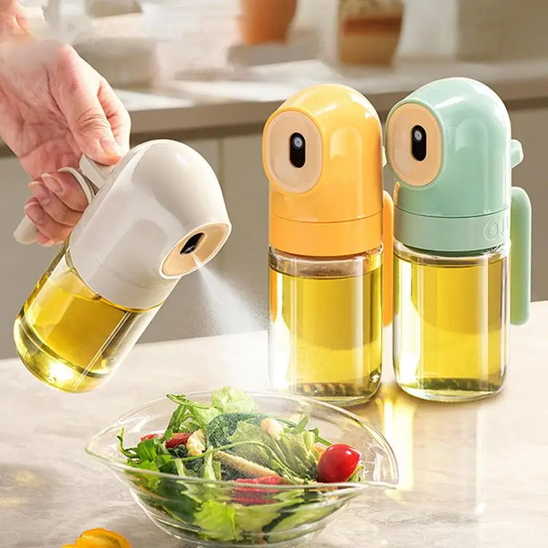 250ml Oil Spray Bottle Oil Mister Cooking Oil Sprayer Spray Bottle Leakproof Oil Dispenser For Kitchen And Air Fryer Spray