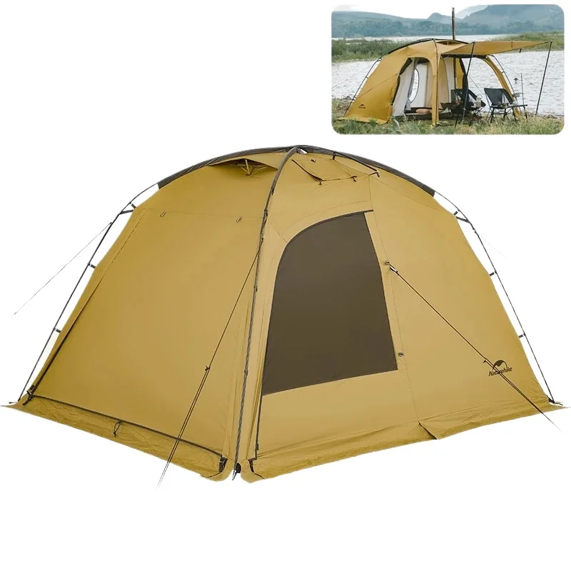 

Naturehike DUNE 7.6 for Camping Tent 4 Season for 2-4 Person Waterproof Windproof 1 Room 1 Hall Outdoor Large Modified Dome