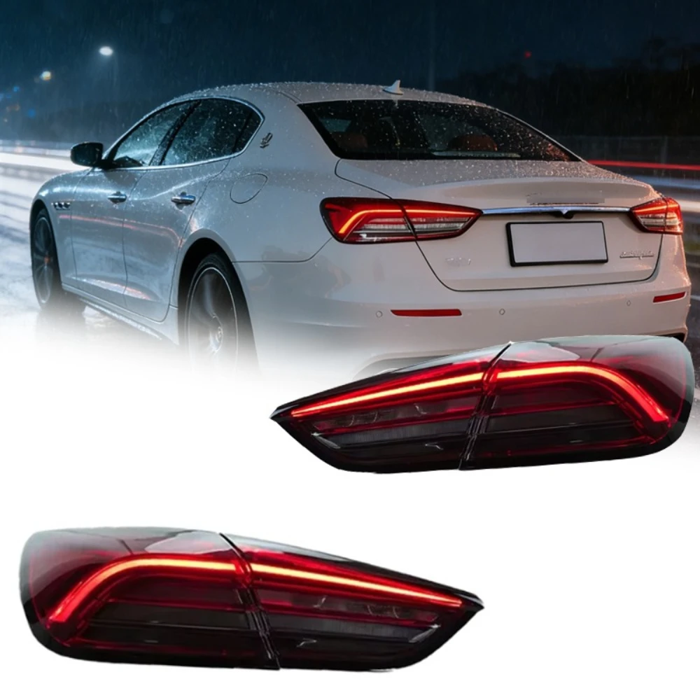 

TYPY Car LED Tail Lights Assembly For Maserati Quattroporte 2013-2021 Upgrade New Rear Taillights Turn Signal Brake Lamp