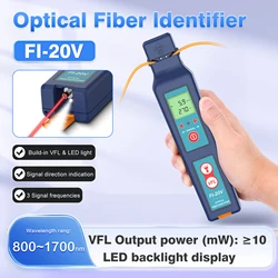 광섬유 식별기, FI-20V 동일, OFI-40V 800 ~ 1700nm 감지, 파장 신호 방향 표시, VFL 5-8km LED 조명