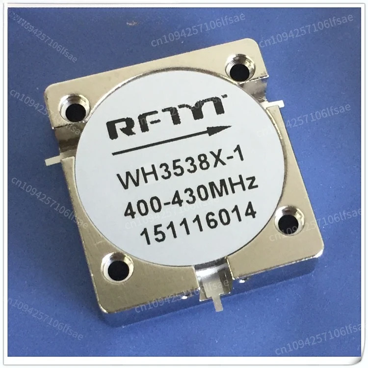 

In stock Clockwise 400-430MHz Embedded Microstrip RF Circulator WH3538X-1, Frequency 350-1300 Can Be Customized