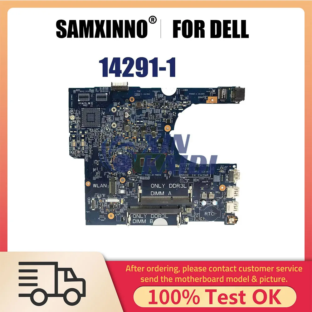 

Laptop Motherboard For dell Latitude 3470 3570 14291-1 CN-0XHXH4 XHXH4 Notebook Mainboard i5 6200U CPU 51VP4 Systemboard