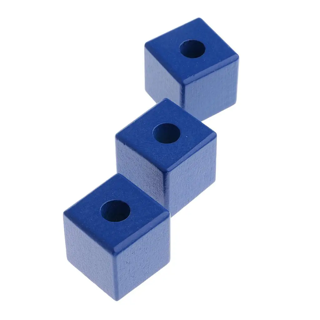 Montessori Vertical Dowel Blocks para Crianças, Brinquedos De Madeira, Cubos no Presente Do Bebê