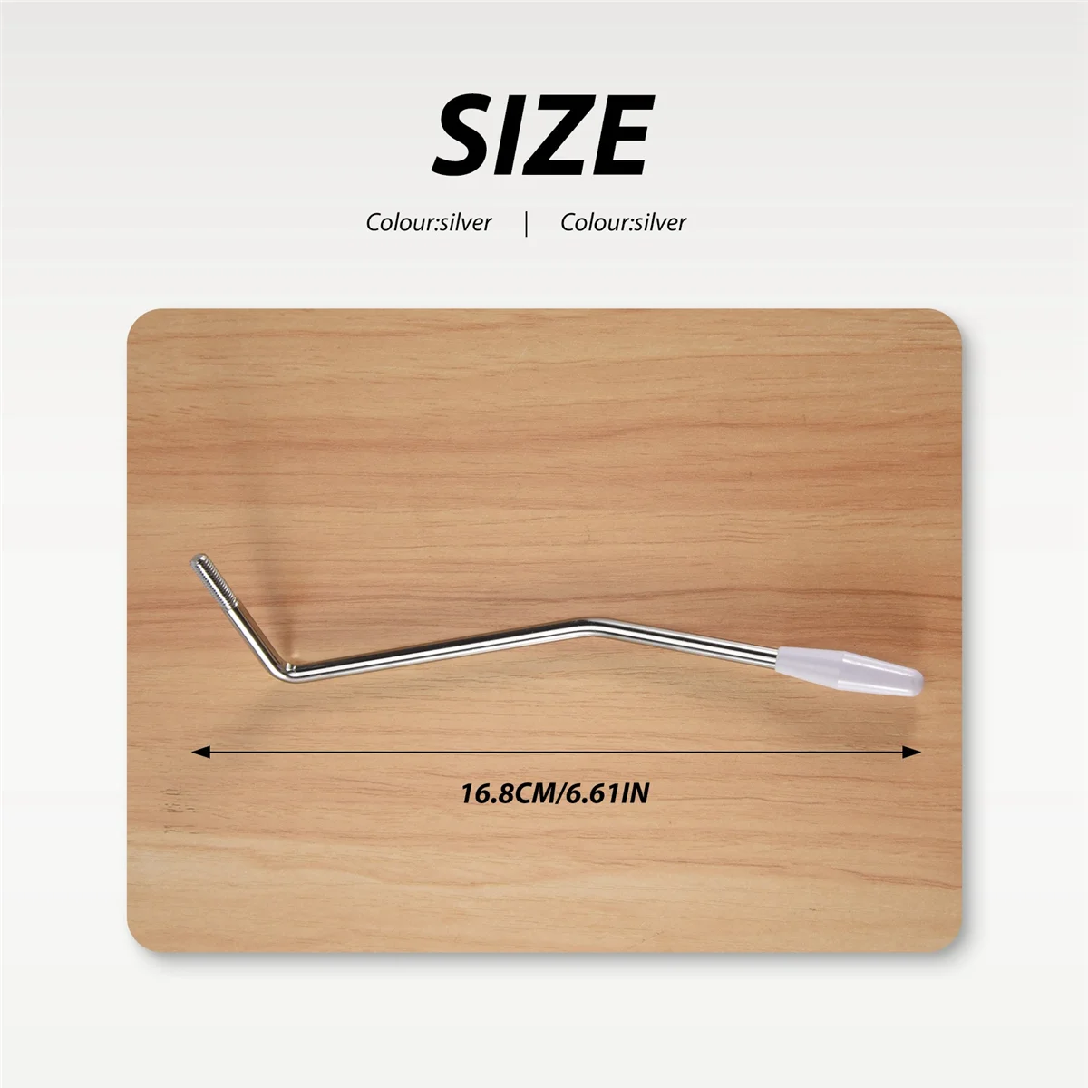 High-end Silver 5.0Mm Rocker Tremolo Arm Vibrato Steel Lever For Electric Guitar Instruments