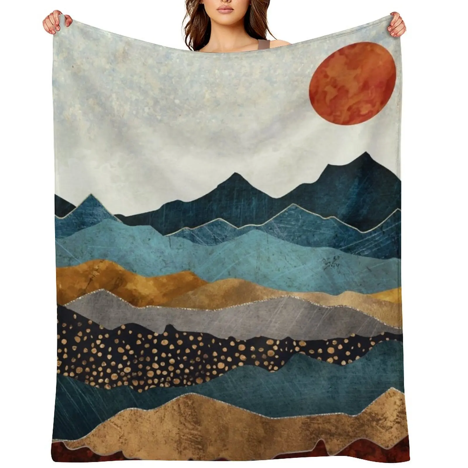 

Amber Dusk Throw Blanket Thins for sofa wednesday Luxury Brand Blankets