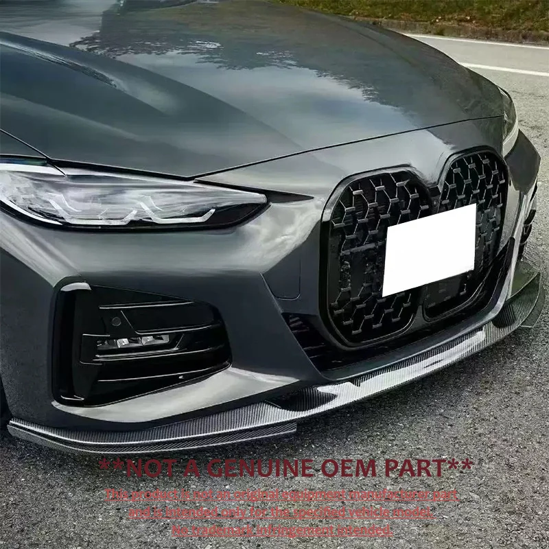 For BMW 4 Series G22 G23 3D Style Carbon Fiber Small Body Kit Front Lip Rear Lip Side Skirt Spoiler Upgrade Accessories