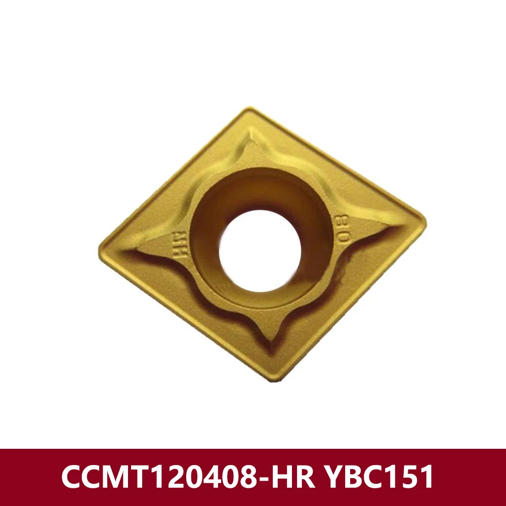 

CCMT120408-HR YBC151 Оригинальные твердосплавные пластины CCMT432-HR для стали CCMT120408 CCMT 120408 HR CCMT1204 Держатель токарного станка с ЧПУ