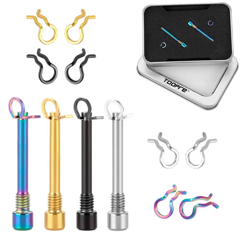 

Велосипедные гидравлические дисковые тормозные колодки, болты, стопорное кольцо, фиксатор, легкий титановый сплав, аксессуары для велосипедного велосипеда