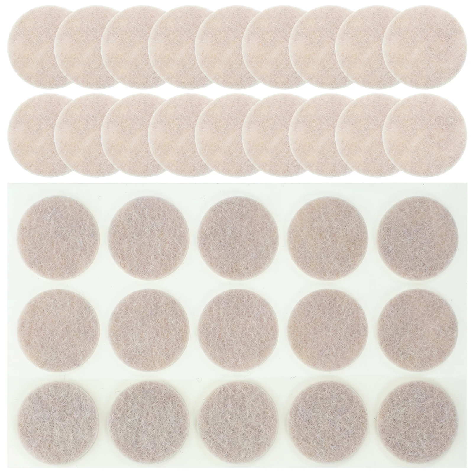 

225Pcs Felt Furniture Pads Thickened Round Chair Foot Pads Chair Leg Protector Non Slip Floor Protectors for Hardwood Furniture