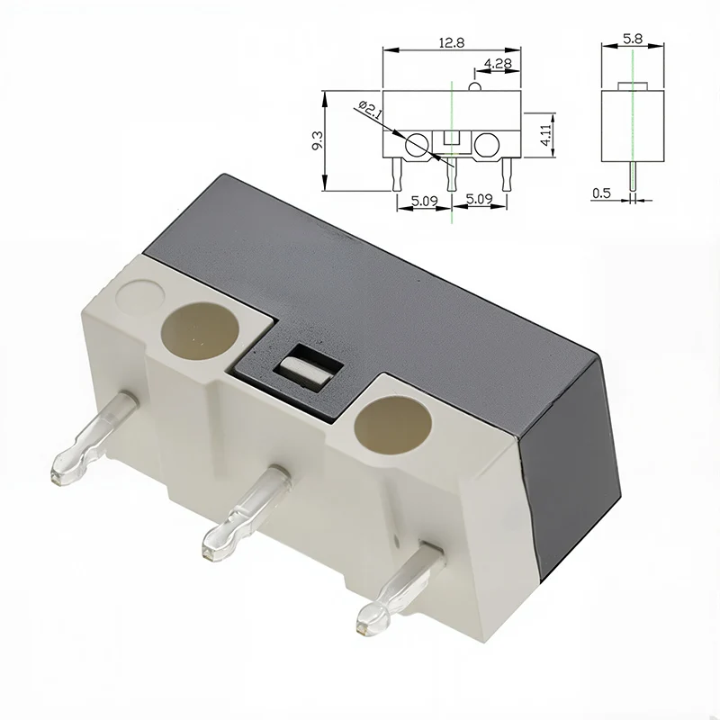 NONE Mini Micro Switch SPDT 3 Pin 20 Piece 4