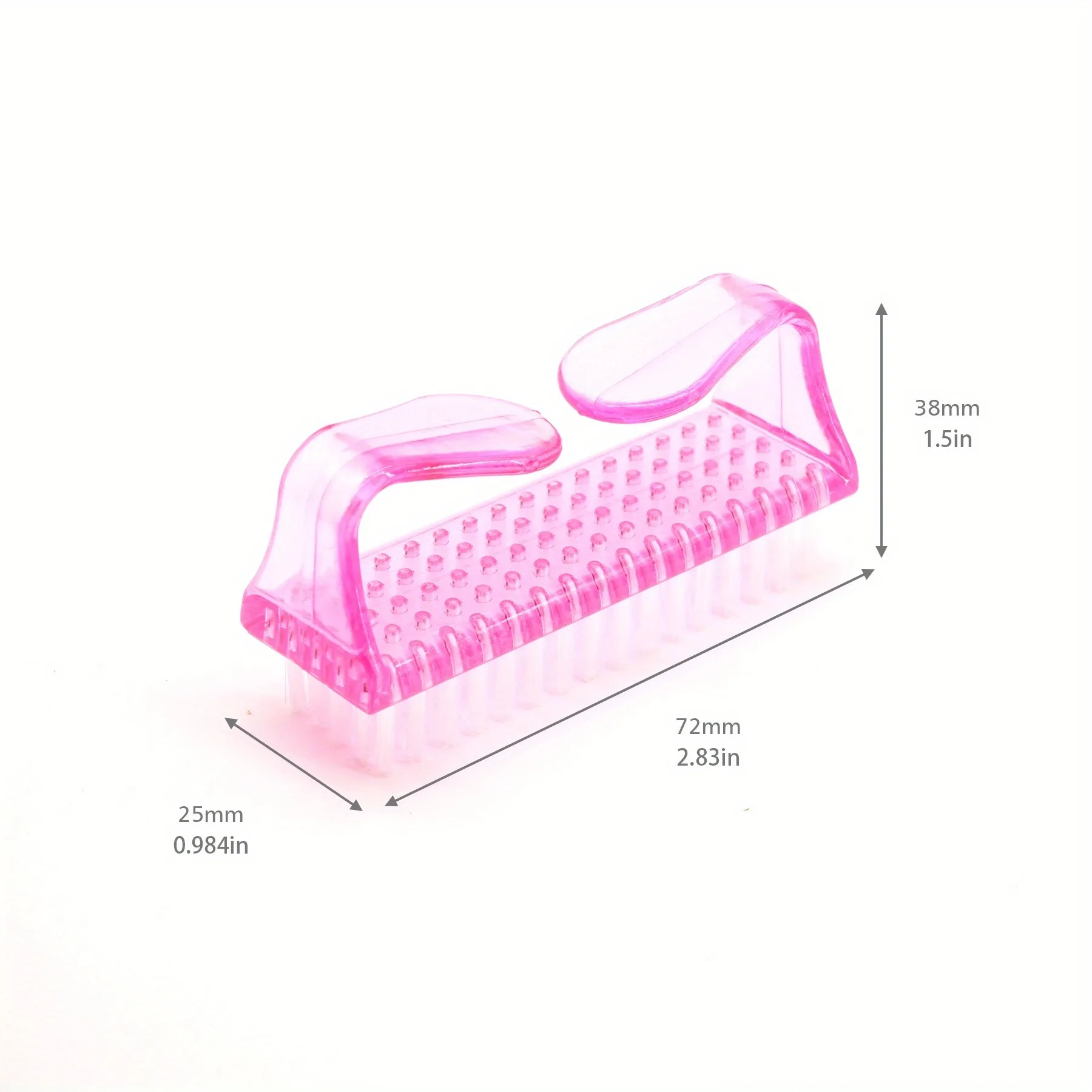 1/2/4/10Pcs/Set Multi-color Nail Art Large Nail Polish Glue Horn Brush Cleaning Brush Plastic Dust Brush Manicure Tools