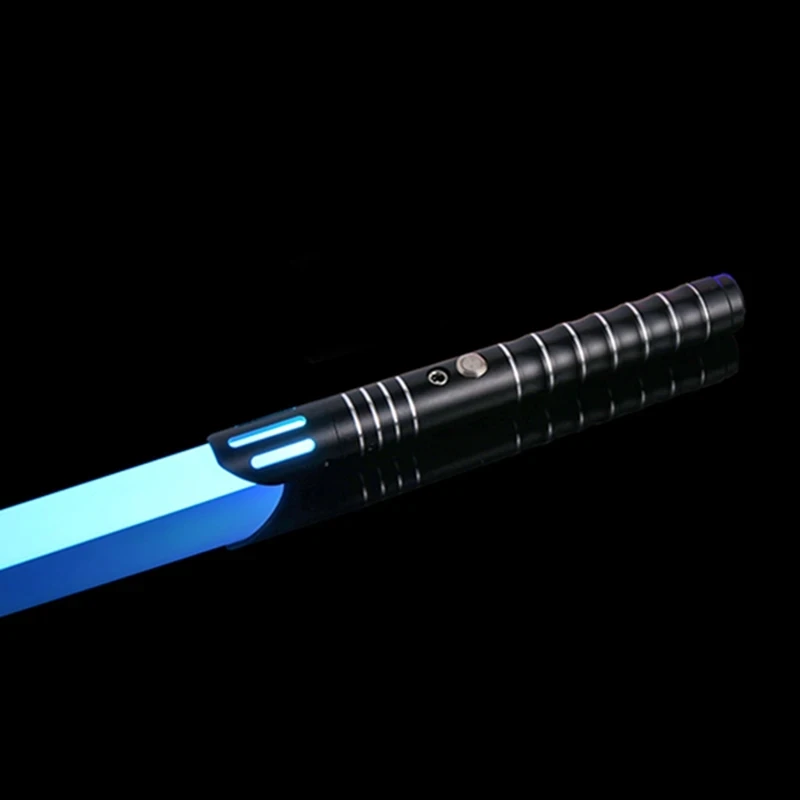 RGB Lightsaber Laser Sword Toy Metal Handle Heavy Dueling  SoundFonts FOC Blaster Sword Rave Flashing Weapon Sabre De Luz