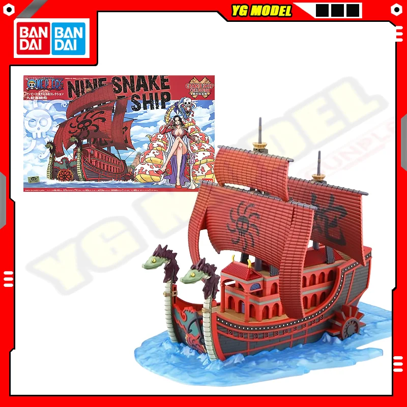 

BANDAI ONE PIECE Model Kit Grand Ship Collection: Nine Snake Ship Assembly Model Action Figures The Great Ship Series Original