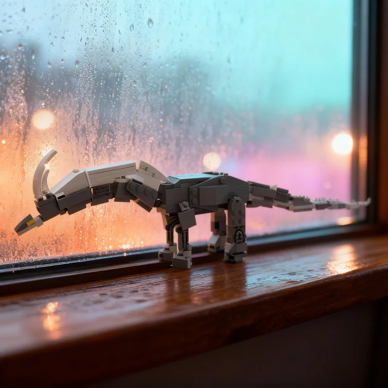 154pcs MOC Dinosaurs Amargasaurus Cazaui Model Building Blocks Toy Collection Art DIY Idea Craft Brick Creative Display Birthday