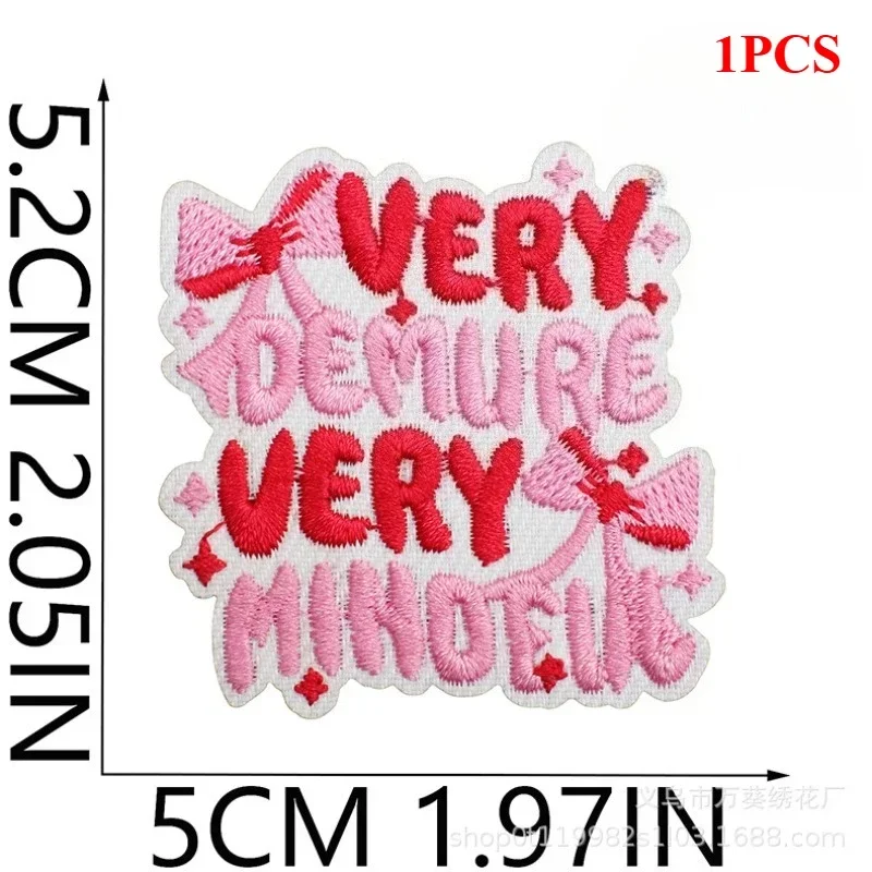 أغطية الرأس فستان القوس التطريز القماش ملصق الملابس حقيبة التصحيح ملصق الكرز القوس الكمبيوتر التطريز التسمية الكي