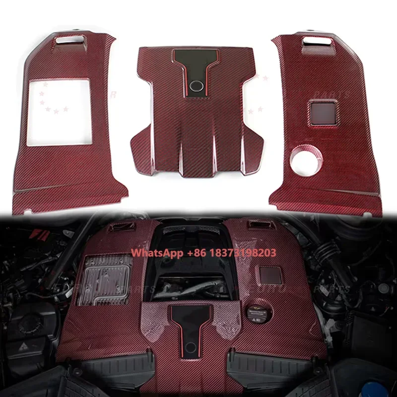 

B900 Rocket Style Dry Carbon Fiber Engine Bay Cover for G-Class W464 B700 B800