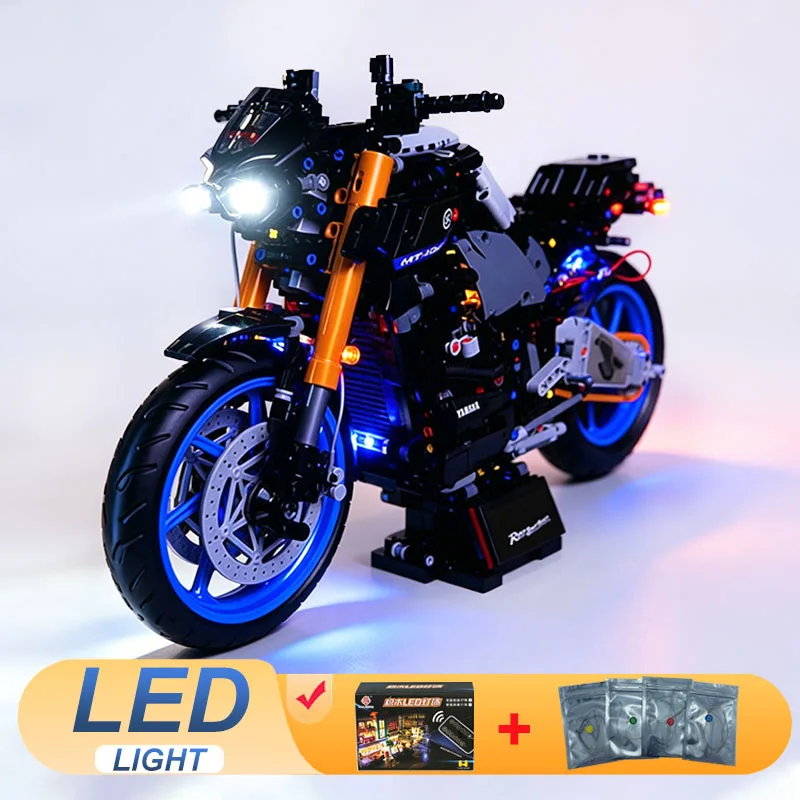 Комплект светодиодных фонарей для LEGO 42159 Technical MT-10 SP Motorcycle, игрушка-светильник, подарок (не включает строительные блоки, кирпичи, наборы, модели)