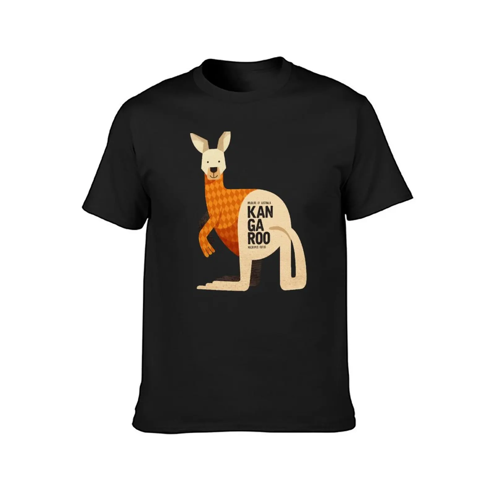 Retro Kangaroo T-Shirt shirts graphic tees customs design your own sweat mens graphic t-shirts