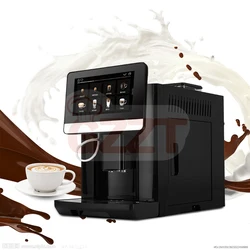 GZZT One-Button Full Automatic Coffee Machine 19Bar ULKA Pump Double Boiler One-touch Custom Fancy Coffee Maker 110V 220V