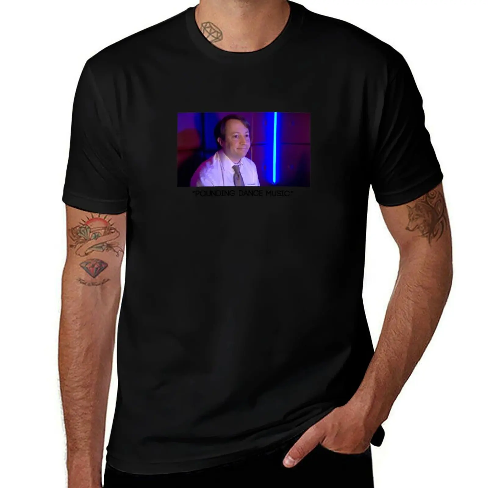 Peep Show - Pounding Dance Music T-Shirt Big and Tall Loose Fit T-Shirt