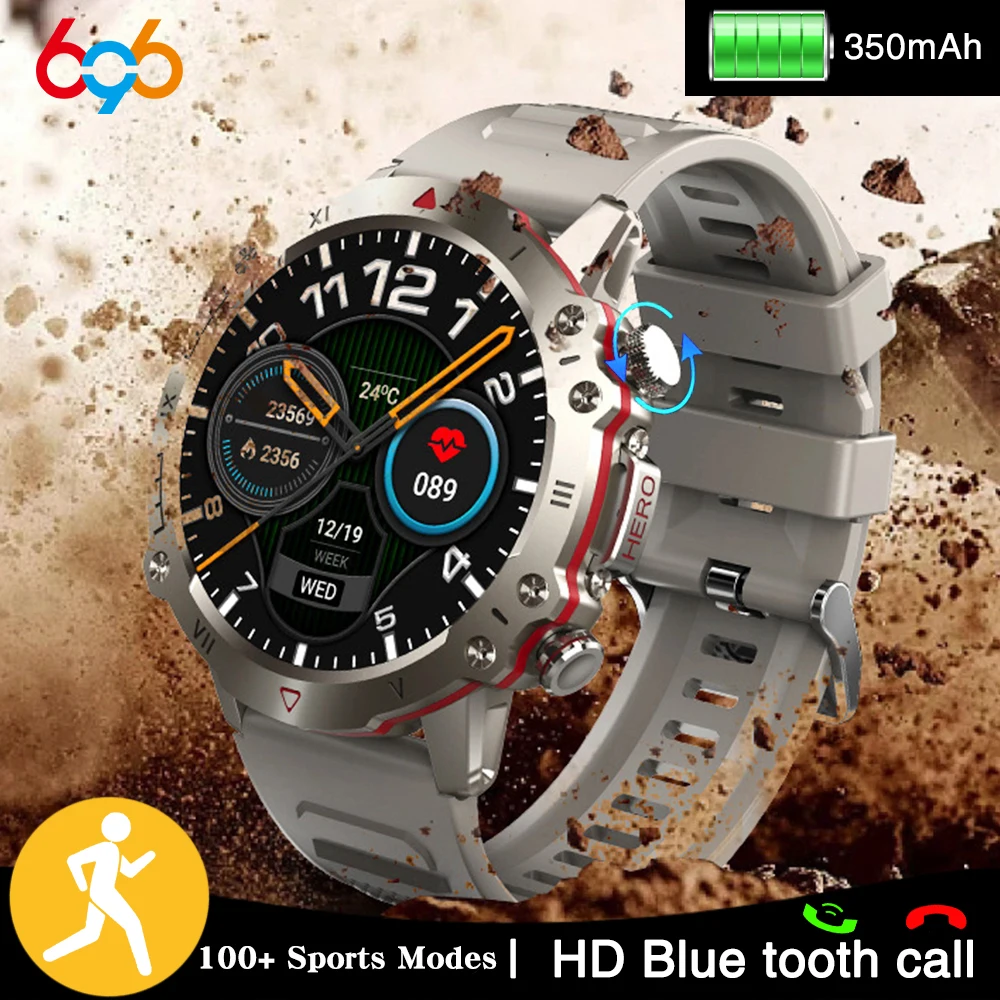 

2023 New 1.39" Outdoor Sports Men Smart Watch Blue Tooth Call Heart Rate Health Watches Waterproof NFC 350Mah Music Smartwatch