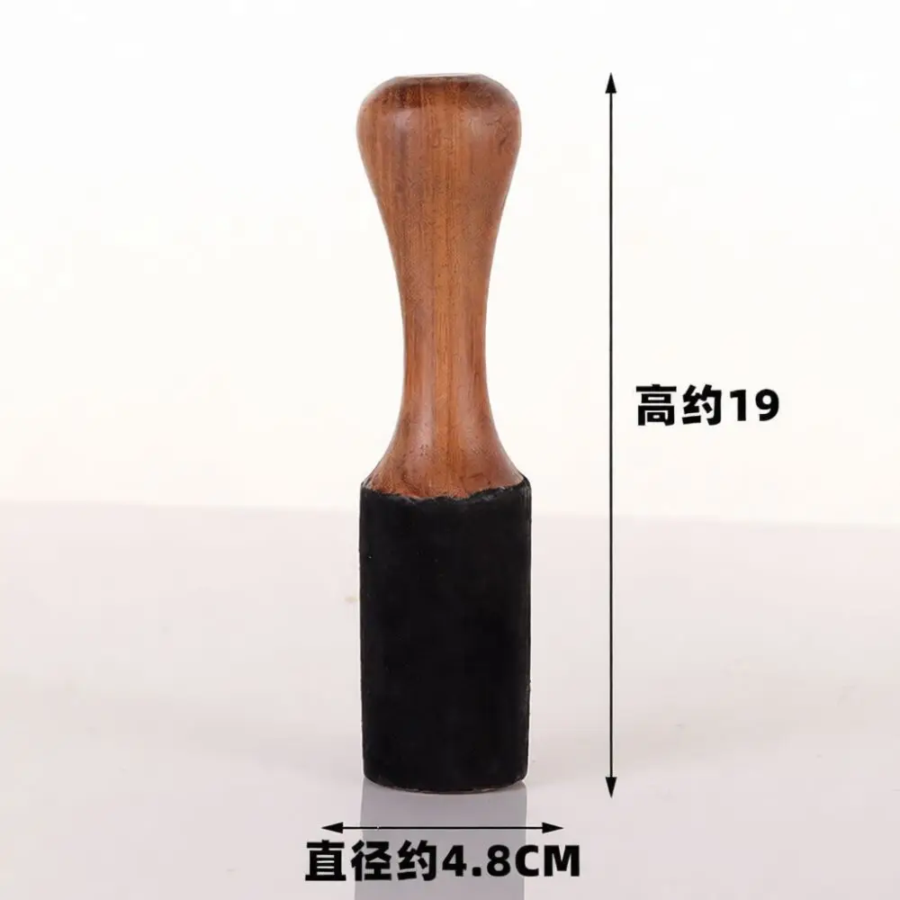 Singing Bowl Mallet Wooden Handle Leather Striker Meditation Sound Therapy Accessory Essential For Yoga Relaxation Practice