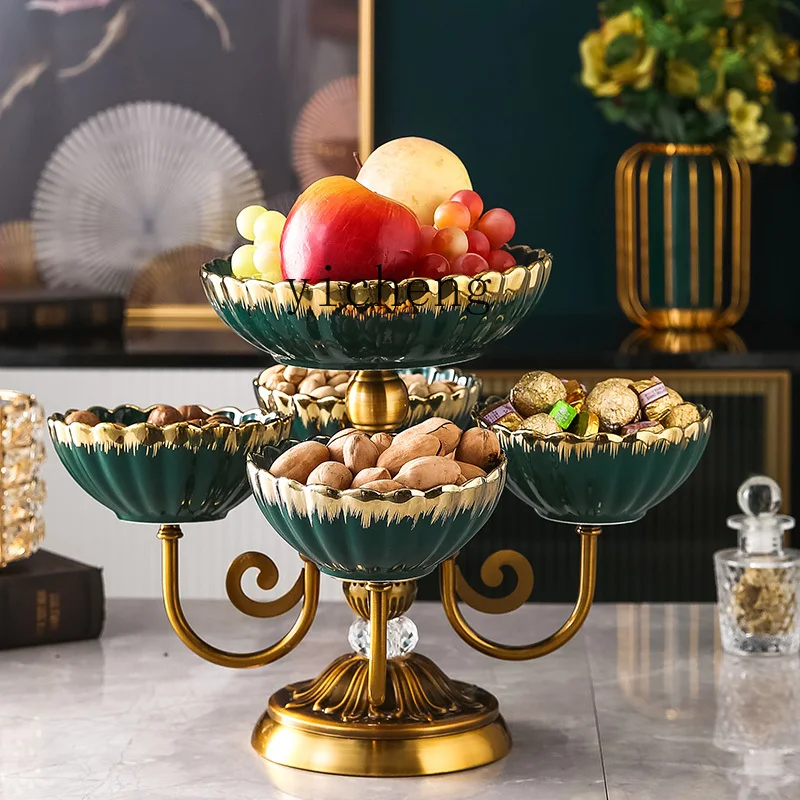 

DY fruit plate Nordic style creative candy box home high-end ornaments for New Year's gifts